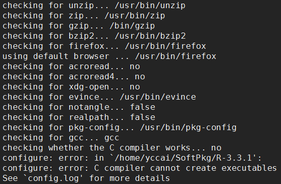 Configure: Error: No Acceptable C Compiler Found in $path