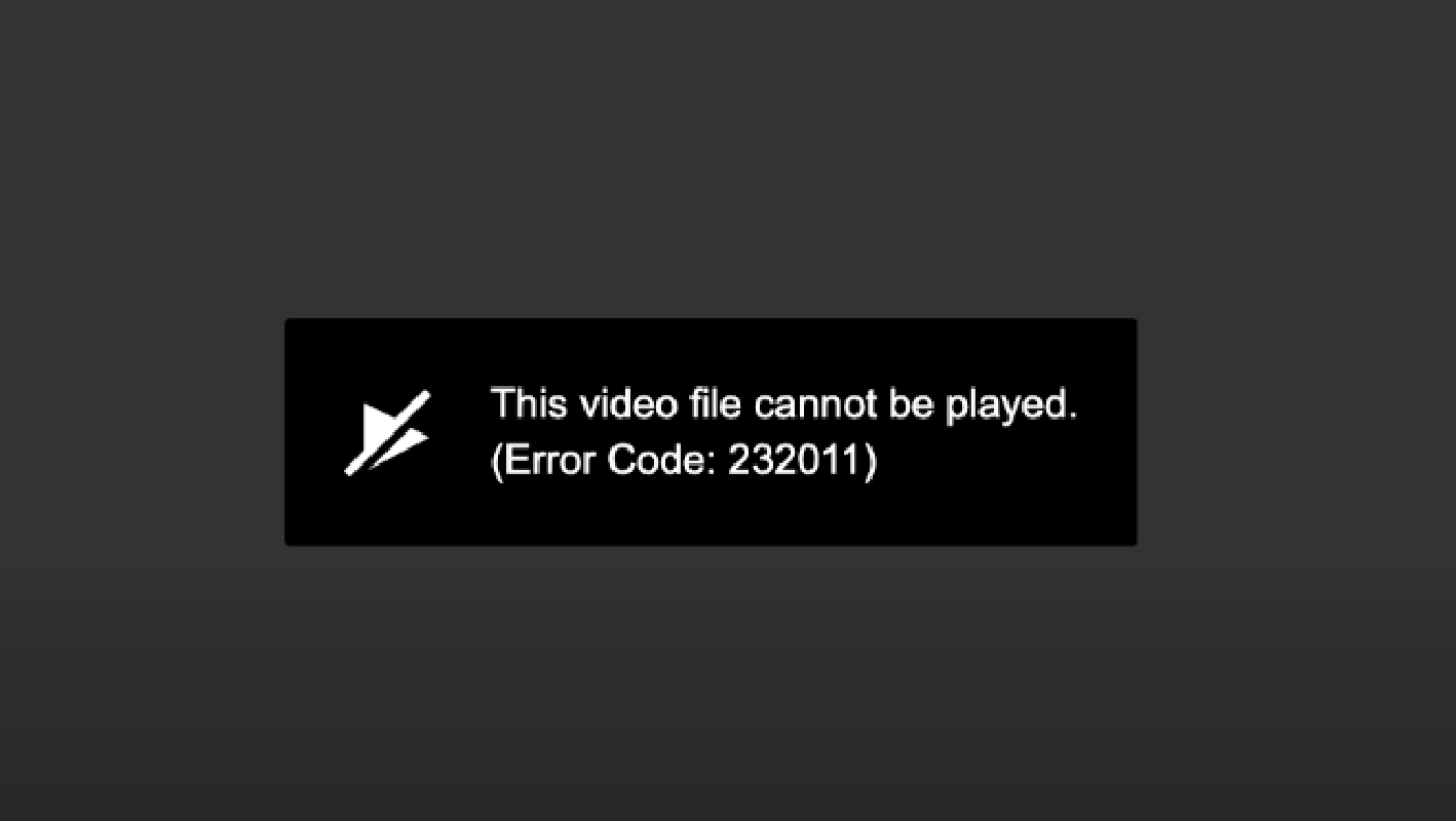 Error Code 232001