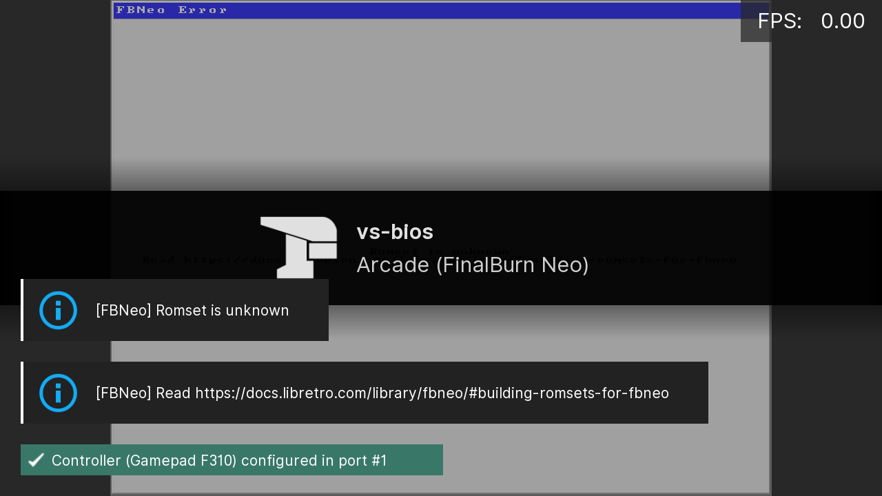 fbneo error
