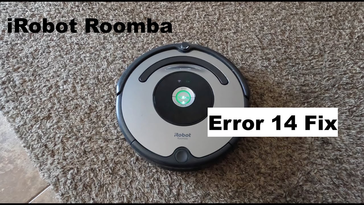 roomba error 14