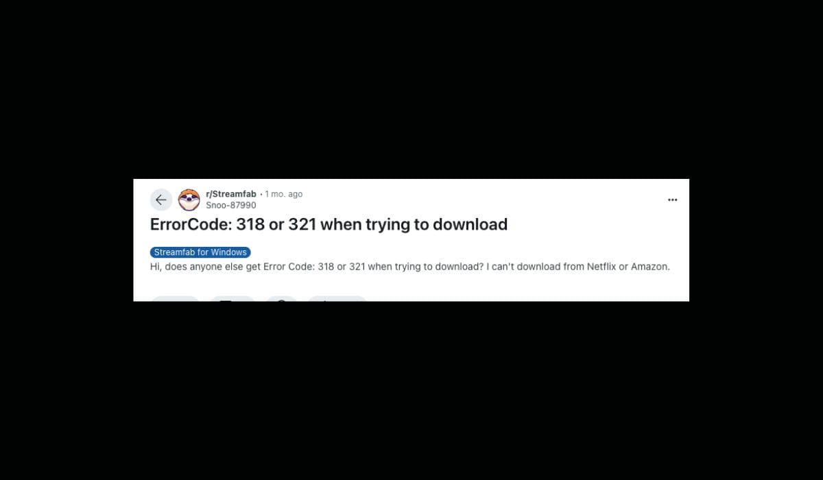 streamfab error code 321