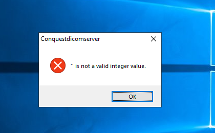 xedit not a valid integer error